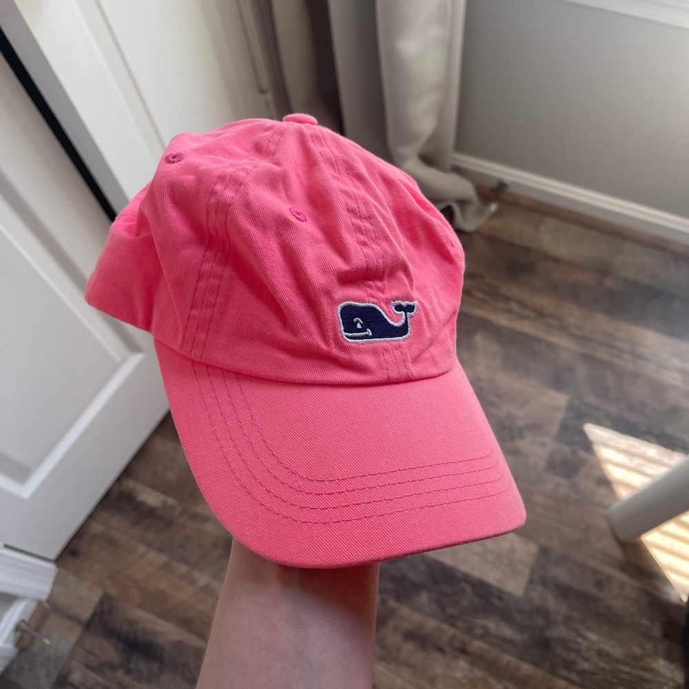 Bright Pink Vineyard Vines Whale Hat